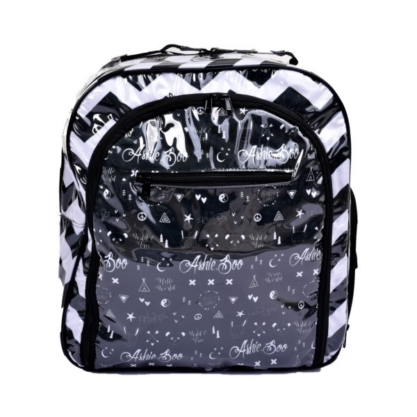 Bentley Backpack Black & White - Ashie.Boo Online Store